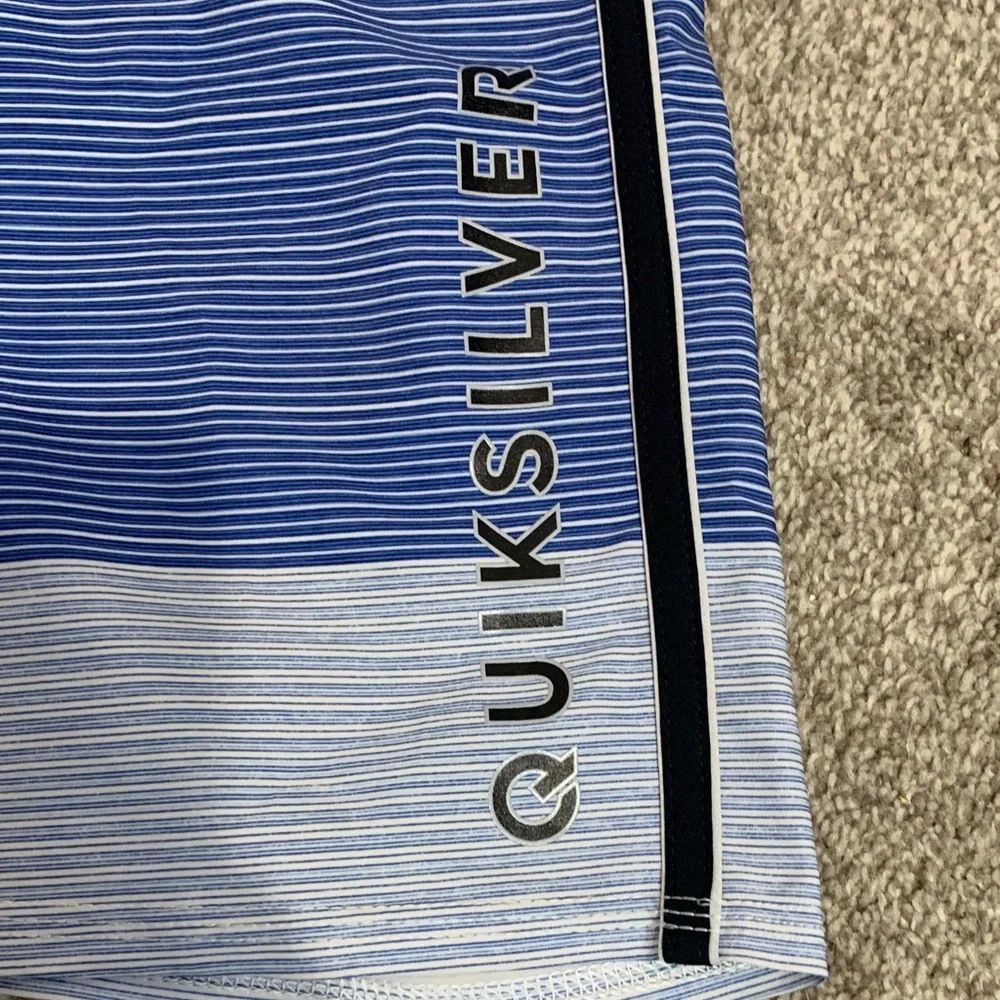 Quiksilver Kids‎ Blue and Black Swim Trunks